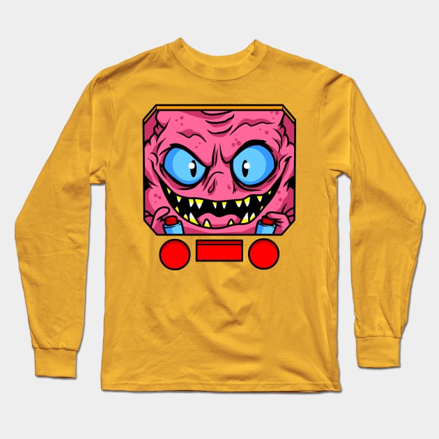 Krang Long Sleeve T-Shirt by vilemedia